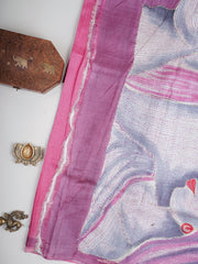 Tussar  100% Pure Tussar Manoranjitham Weaves - Handloom Store