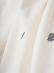 Cotton White 100% Pure Cotton Manoranjitham Weaves - Handloom Store