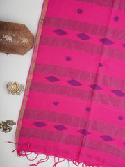 Cotton Pink 100% Pure Cotton Manoranjitham Weaves - Handloom Store