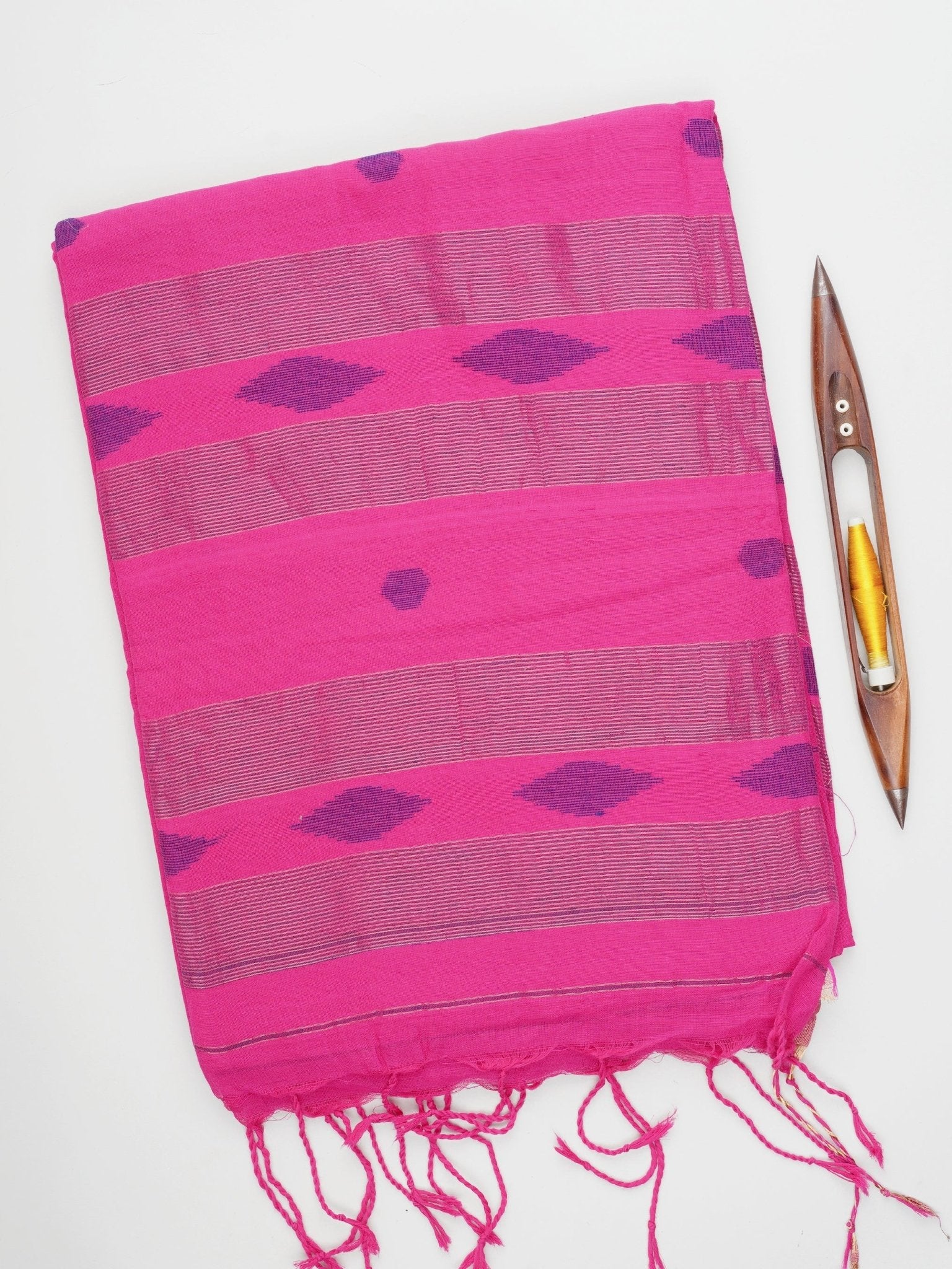 Cotton Pink 100% Pure Cotton Manoranjitham Weaves - Handloom Store