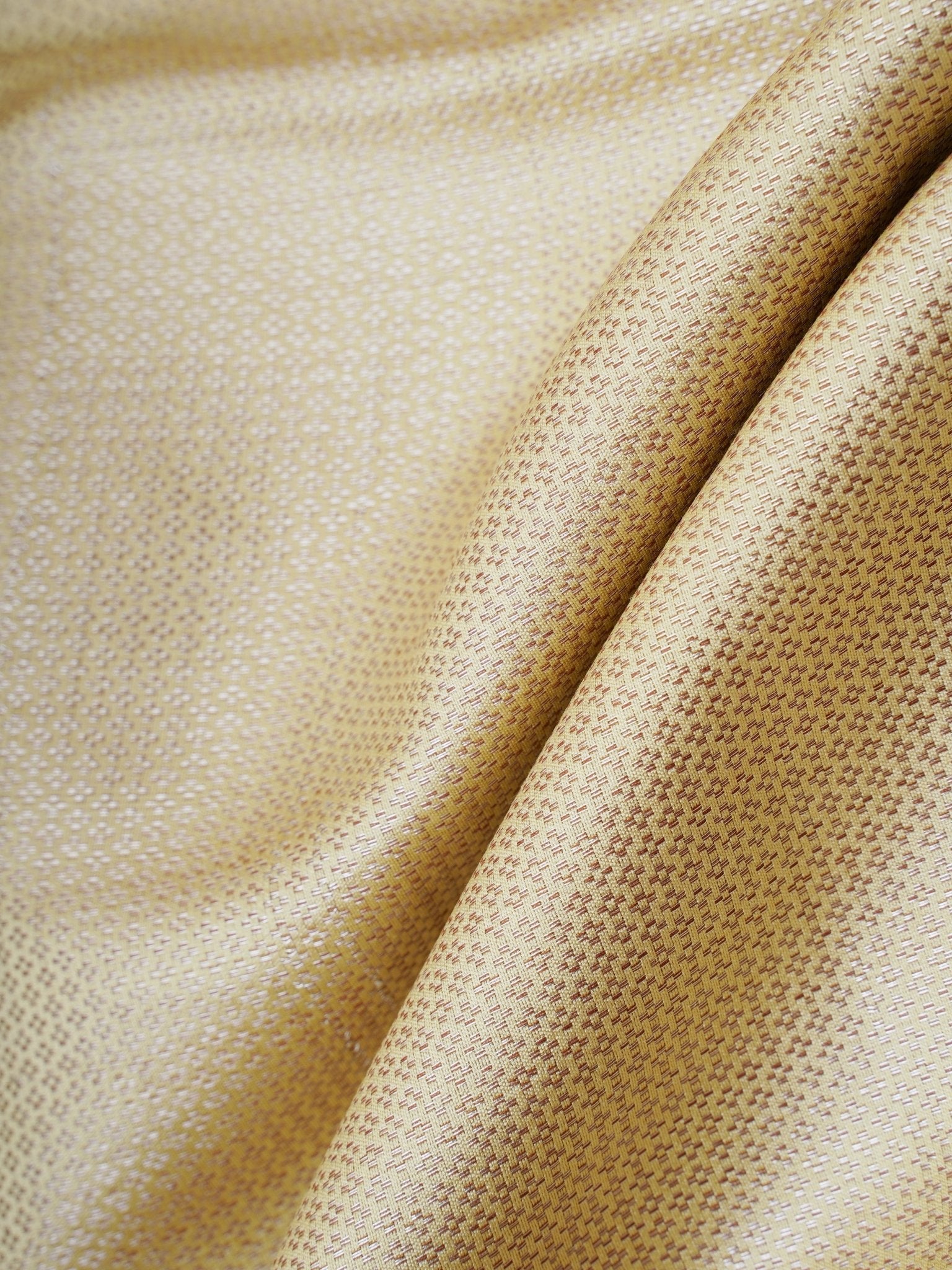 Chiniya Silk Yellow 100% Pure Silk  - Manoranjitham Weaves - Handloom Store
