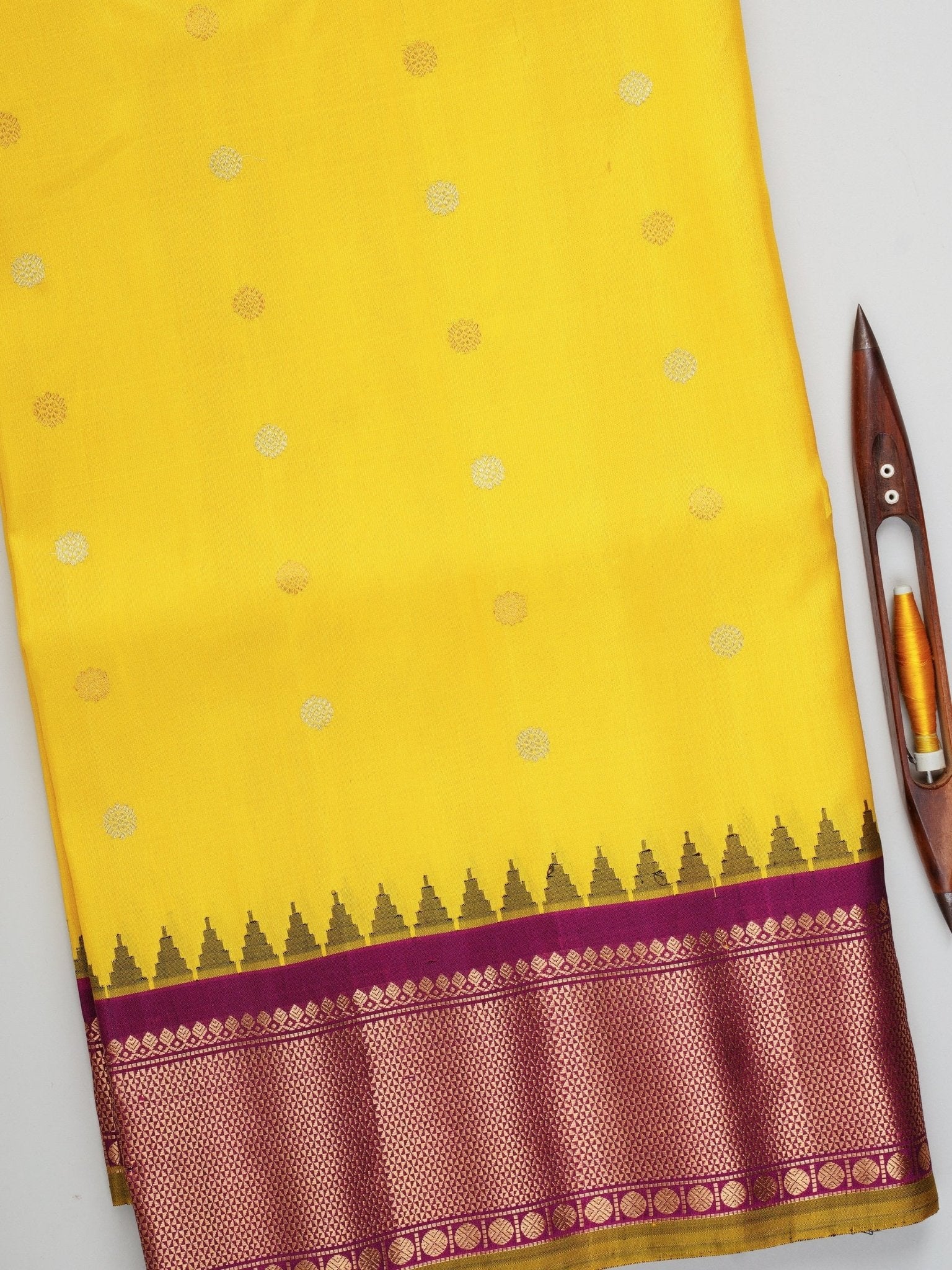 Gadwal Silk  100% Pure Silk  - Manoranjitham Weaves - Handloom Store