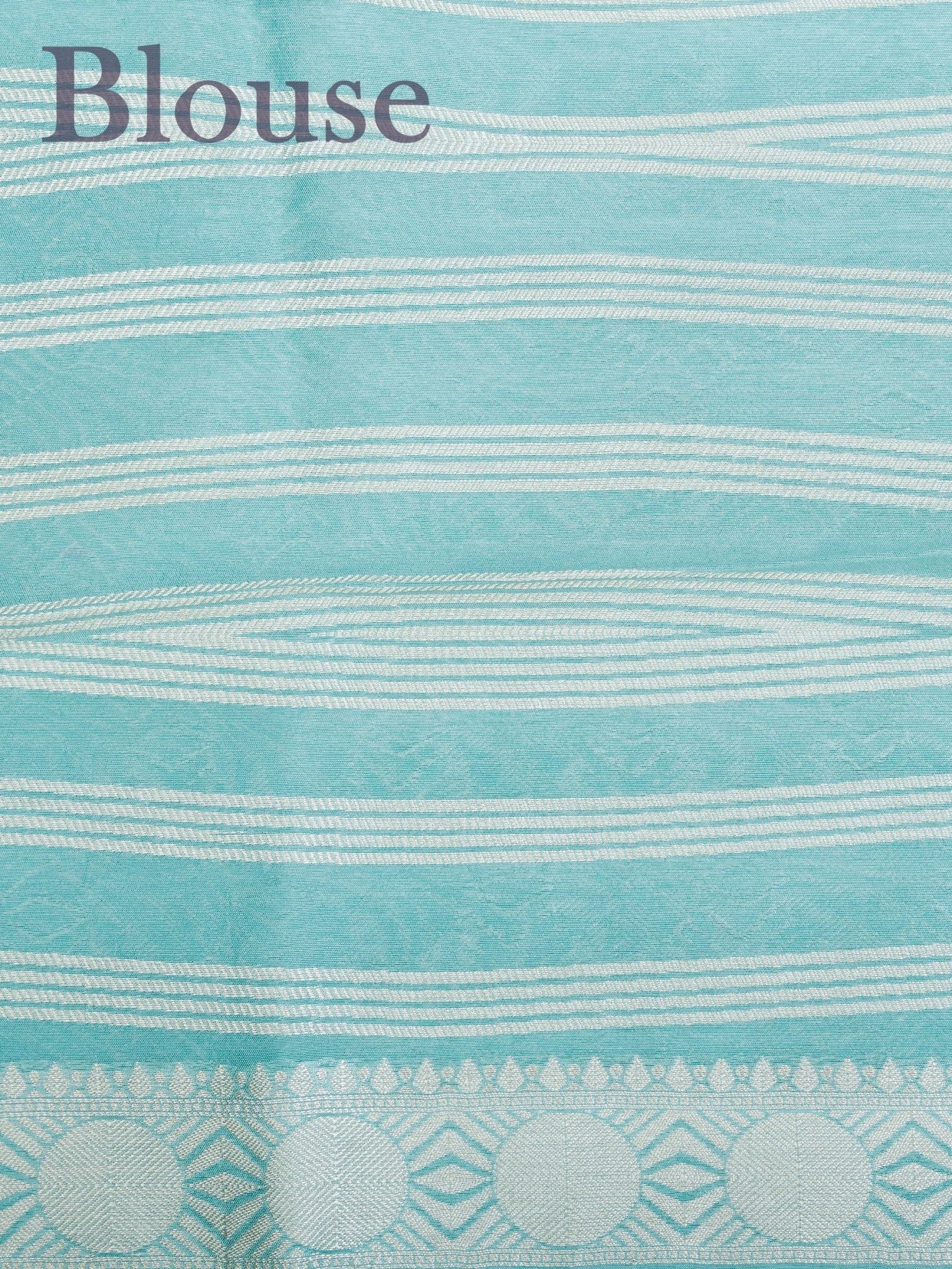 Georgette Green Tussar Georgette - Manoranjitham Weaves - Handloom Store