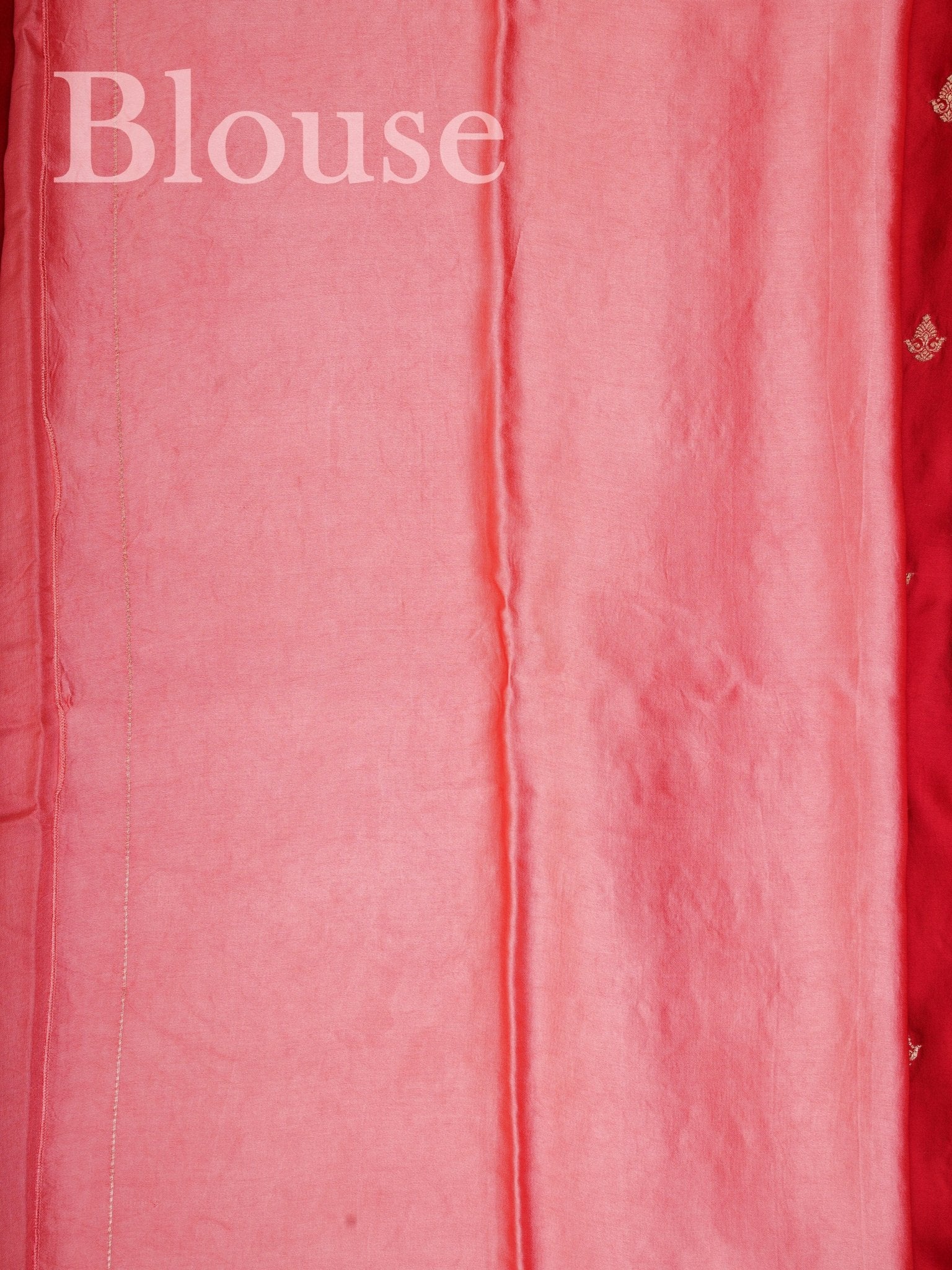 Mushru Red Semi Mushru - Manoranjitham Weaves - Handloom Store