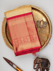 Kanchipuram Silk  100% Pure Silk  Manoranjitham Weaves - Handloom Store