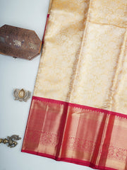 Kanchipuram Silk  100% Pure Silk  Manoranjitham Weaves - Handloom Store