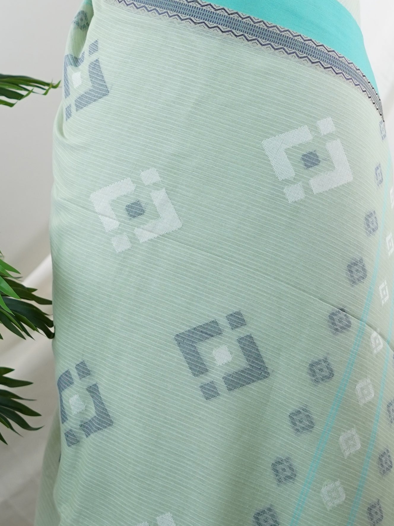 Cotton Grey 100% Pure Cotton - Manoranjitham Weaves - Handloom Store