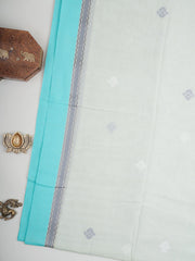 Cotton Grey 100% Pure Cotton Manoranjitham Weaves - Handloom Store