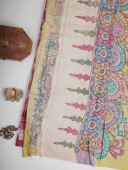 Tussar  100% Pure Tussar Manoranjitham Weaves - Handloom Store