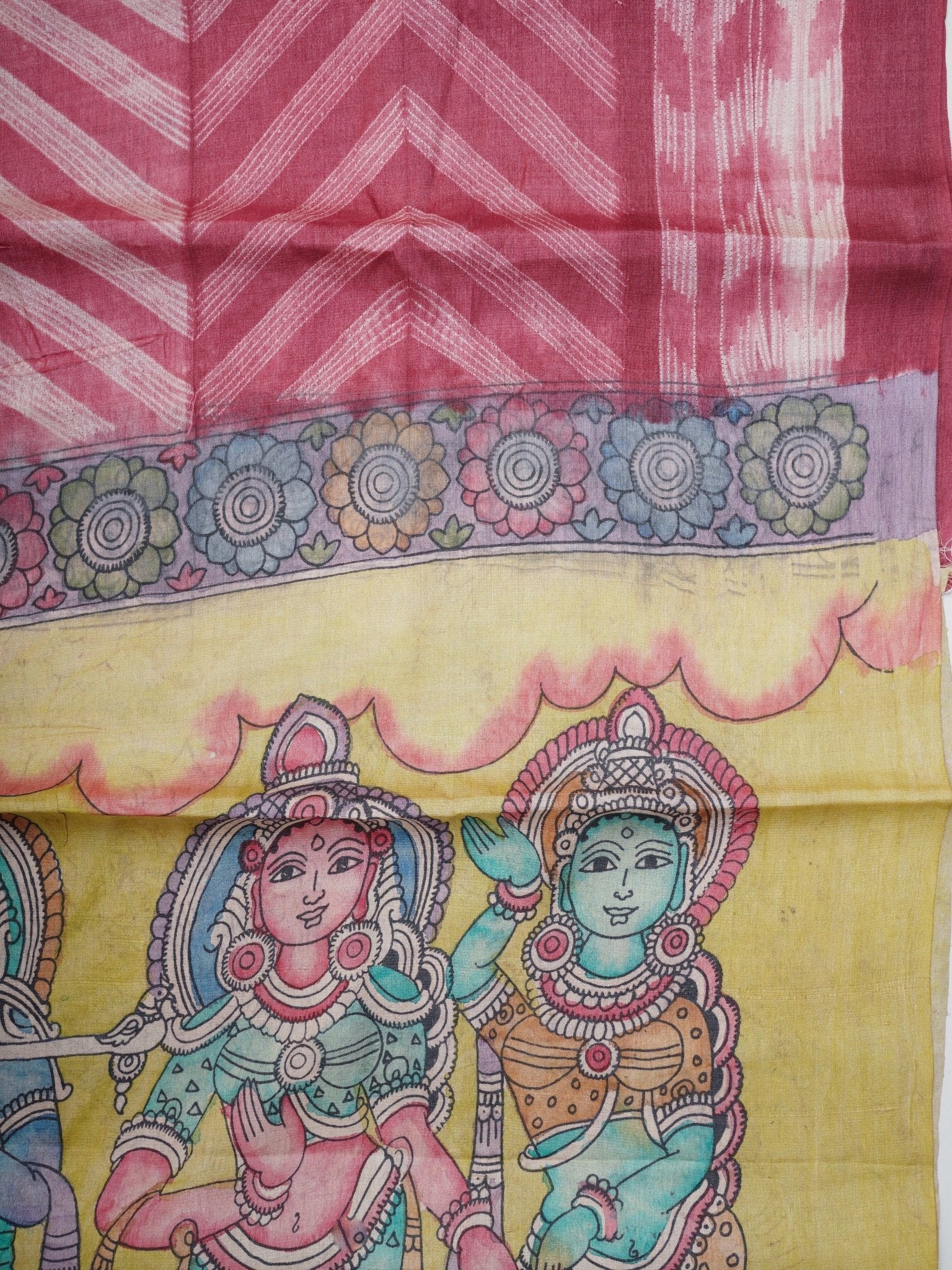 Tussar  100% Pure Tussar Manoranjitham Weaves - Handloom Store