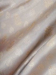Katan Grey Katan Semi Silk Manoranjitham Weaves - Handloom Store
