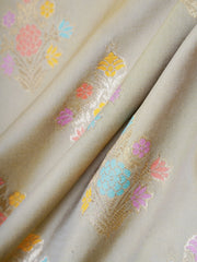 Katan Grey Katan Semi Silk Manoranjitham Weaves - Handloom Store