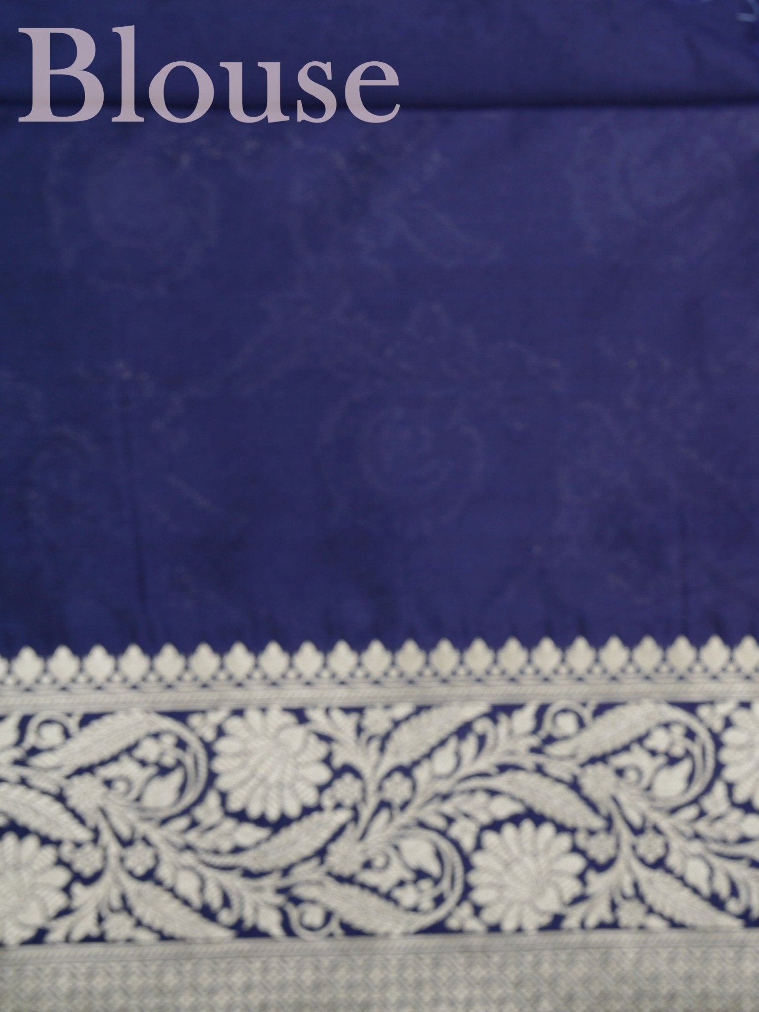 Katan Blue Katan Semi Silk Manoranjitham Weaves - Handloom Store
