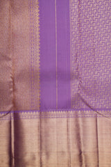 Kanchipuram Silk Violet 100% Pure Silk  Manoranjitham Weaves - Handloom Store