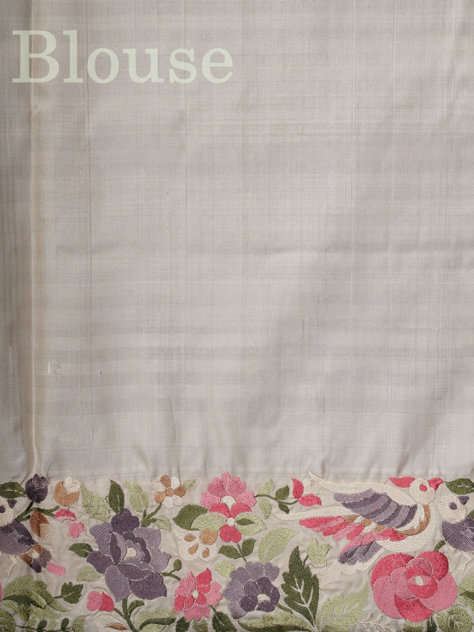Gadwal Silk White and Black 100% Pure Silk  Manoranjitham Weaves - Handloom Store