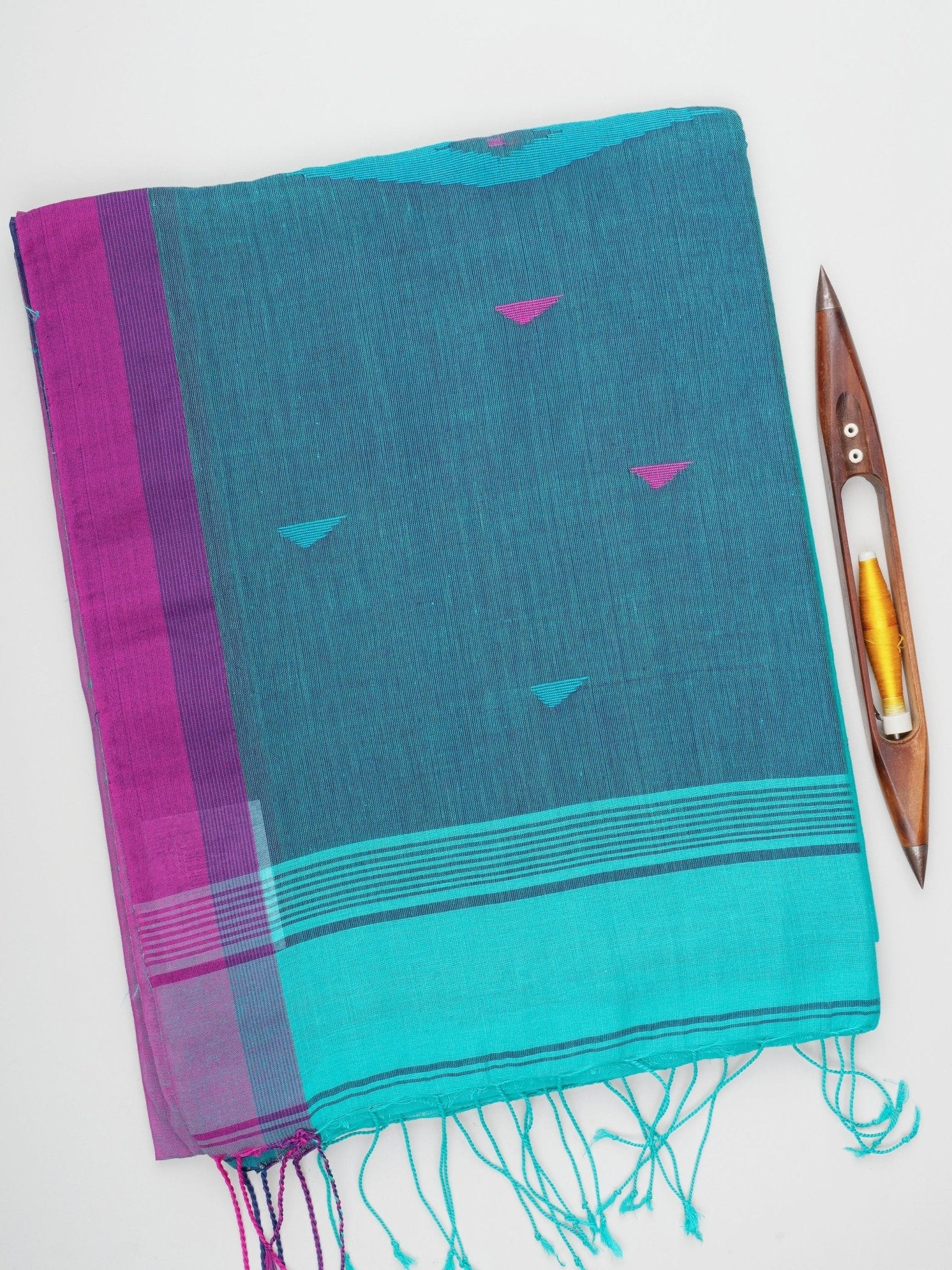 Cotton Purple 100% Pure Cotton Manoranjitham Weaves - Handloom Store