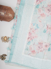 Tussars Green Semi Tussar Manoranjitham Weaves - Handloom Store