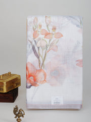 Linen White Silk Kota