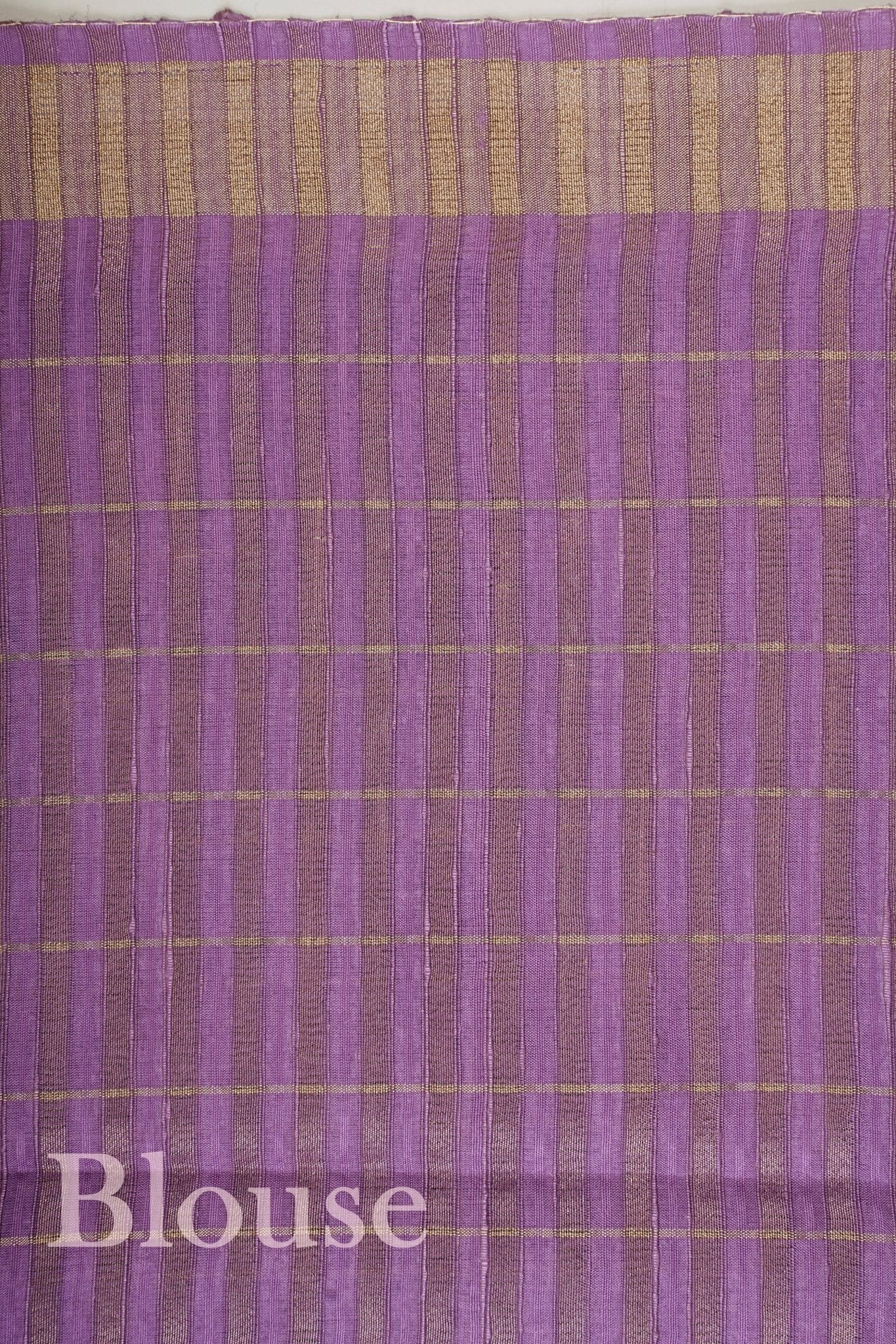 Tussars Violet Semi Tussar Manoranjitham Weaves - Handloom Store