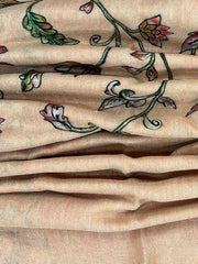 tissue Orange 100% Pure Cotton Manoranjitham Weaves - Handloom Store