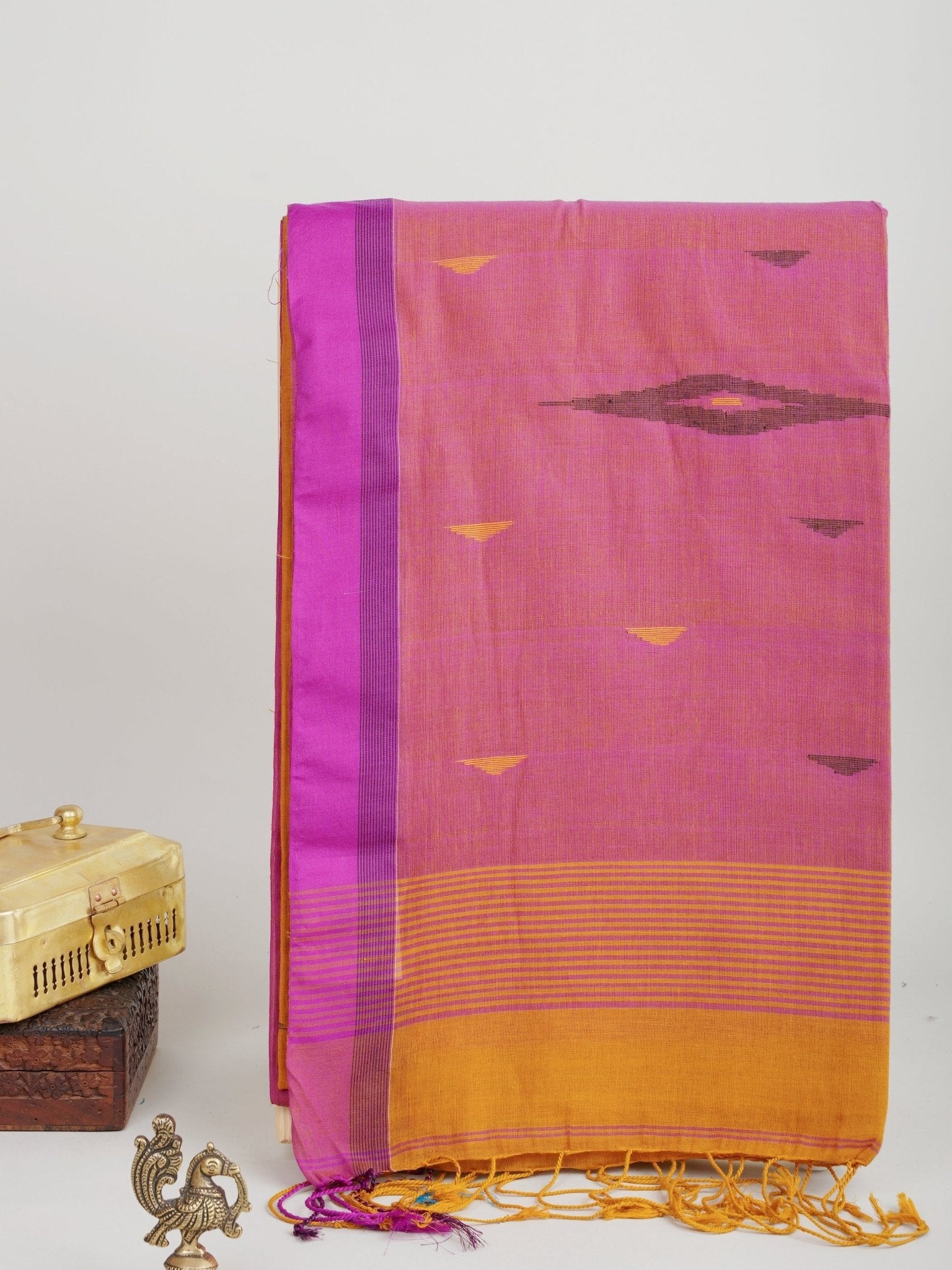 Cotton Purple 100% Pure Cotton Manoranjitham Weaves - Handloom Store