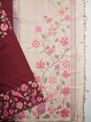 Kanchipuram Silk  100% Pure Silk  Manoranjitham Weaves - Handloom Store