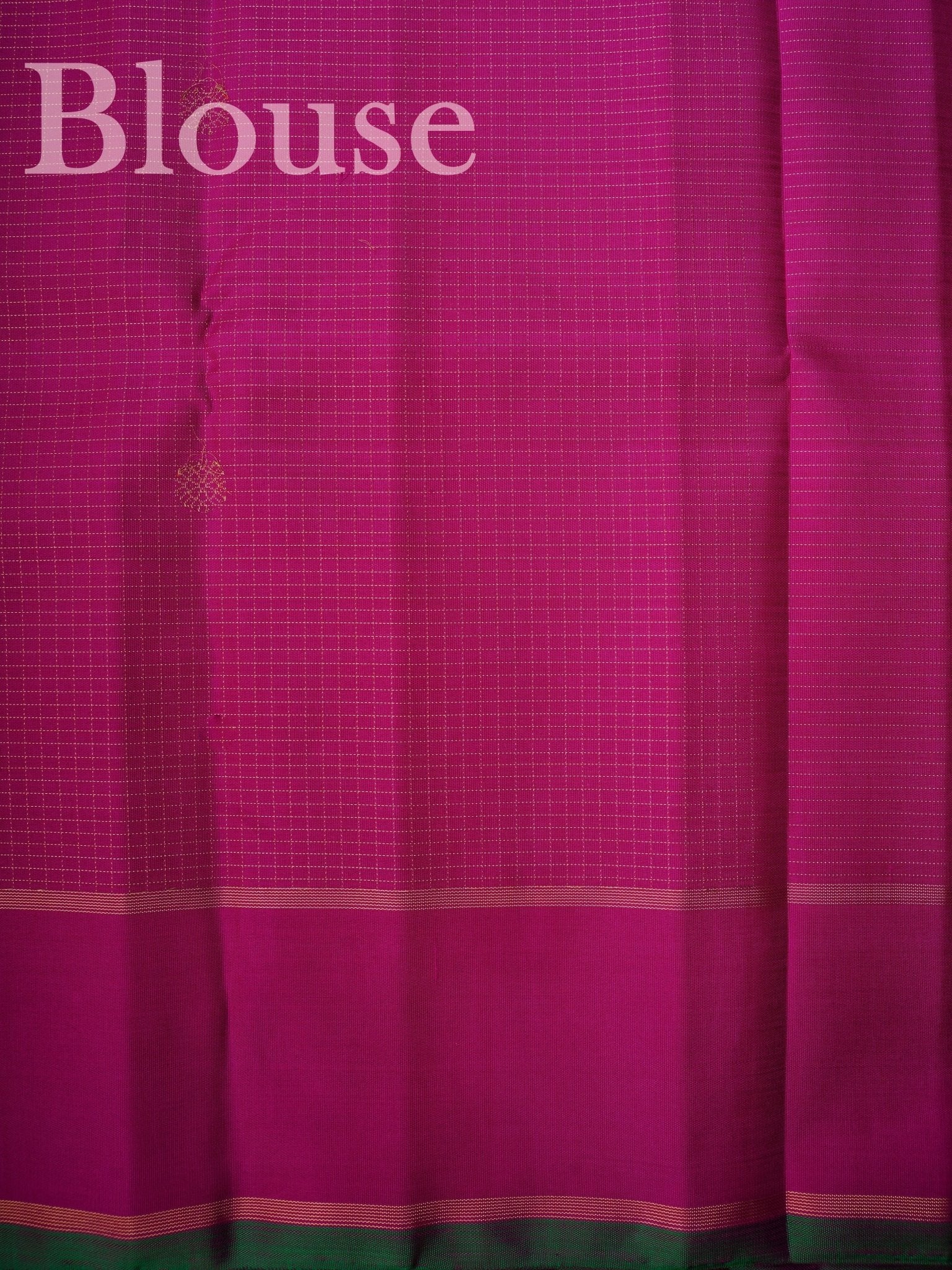 Kanchipuram Silk Magenta Pink 100% Pure Silk  - Manoranjitham Weaves - Handloom Store