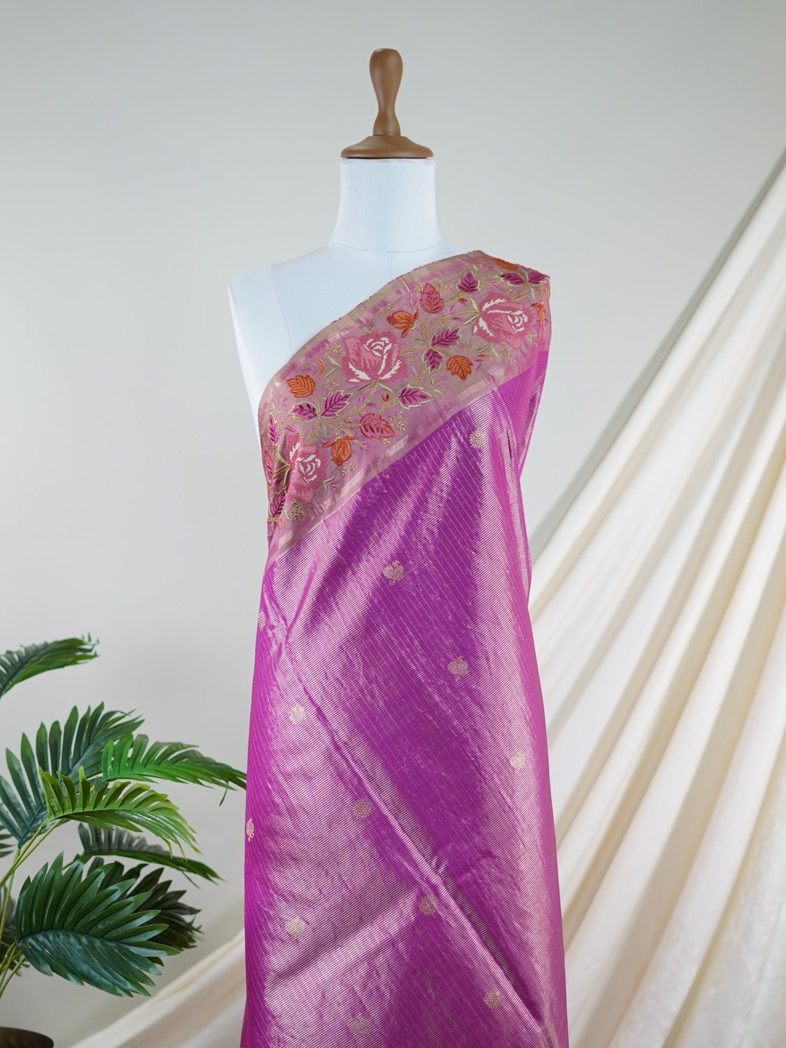 Kanchipuram Silk  100% Pure Silk  - Manoranjitham Weaves - Handloom Store
