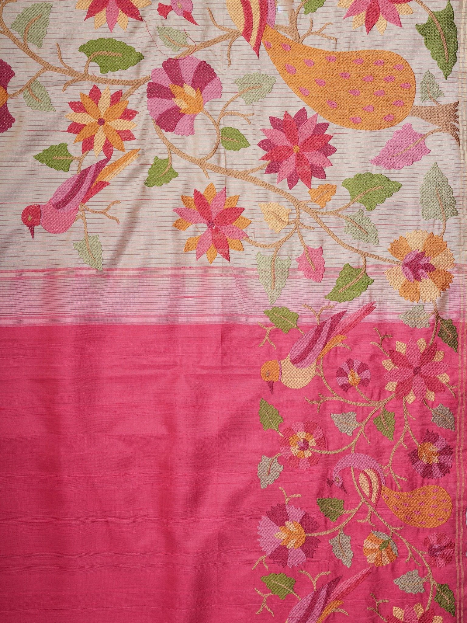 Kanchipuram Silk  100% Pure Silk  Manoranjitham Weaves - Handloom Store