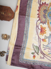 Tussar  100% Pure Tussar Manoranjitham Weaves - Handloom Store