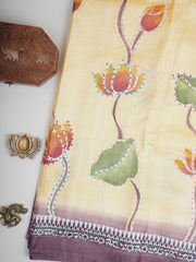 Tussar  100% Pure Tussar Manoranjitham Weaves - Handloom Store