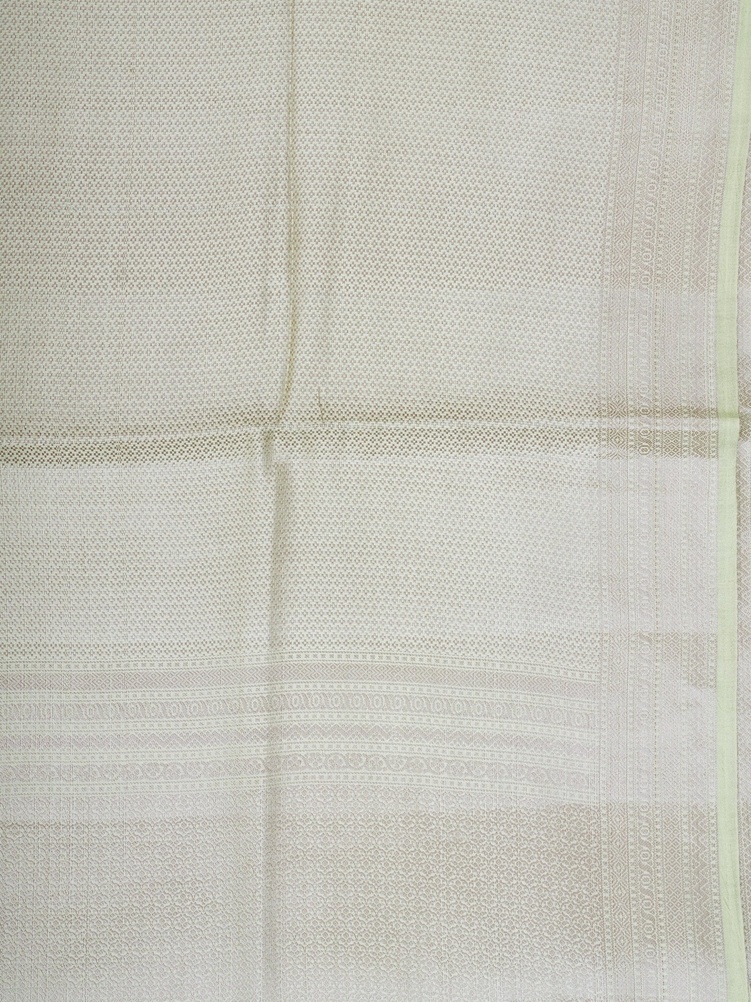 Chiniya Silk Teal Green 100% Pure Katan Soft Silk - Manoranjitham Weaves - Handloom Store