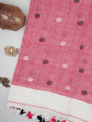 Linen Cream 100% Pure Linen Manoranjitham Weaves - Handloom Store