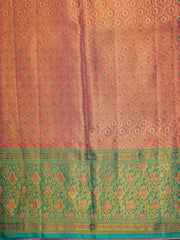 Kanchipuram Silk Baby Pink 100% Pure Silk 