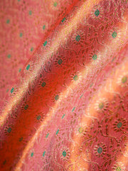 Kanchipuram Silk Baby Pink 100% Pure Silk 