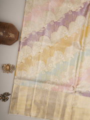 Kanchipuram Silk Multi Colour 100% Pure Silk 