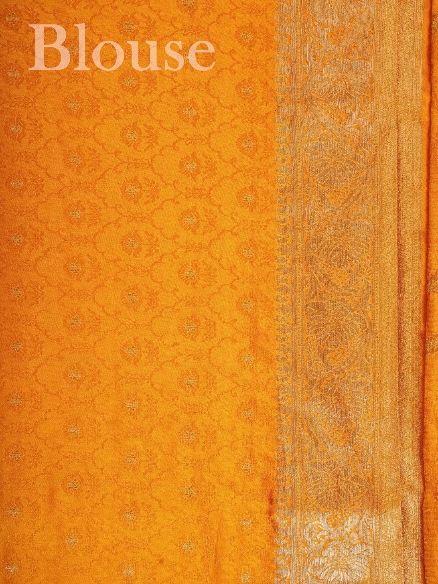 Mushru Mustard Semi Mushru Manoranjitham Weaves - Handloom Store