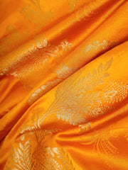 Mushru Mustard Semi Mushru Manoranjitham Weaves - Handloom Store