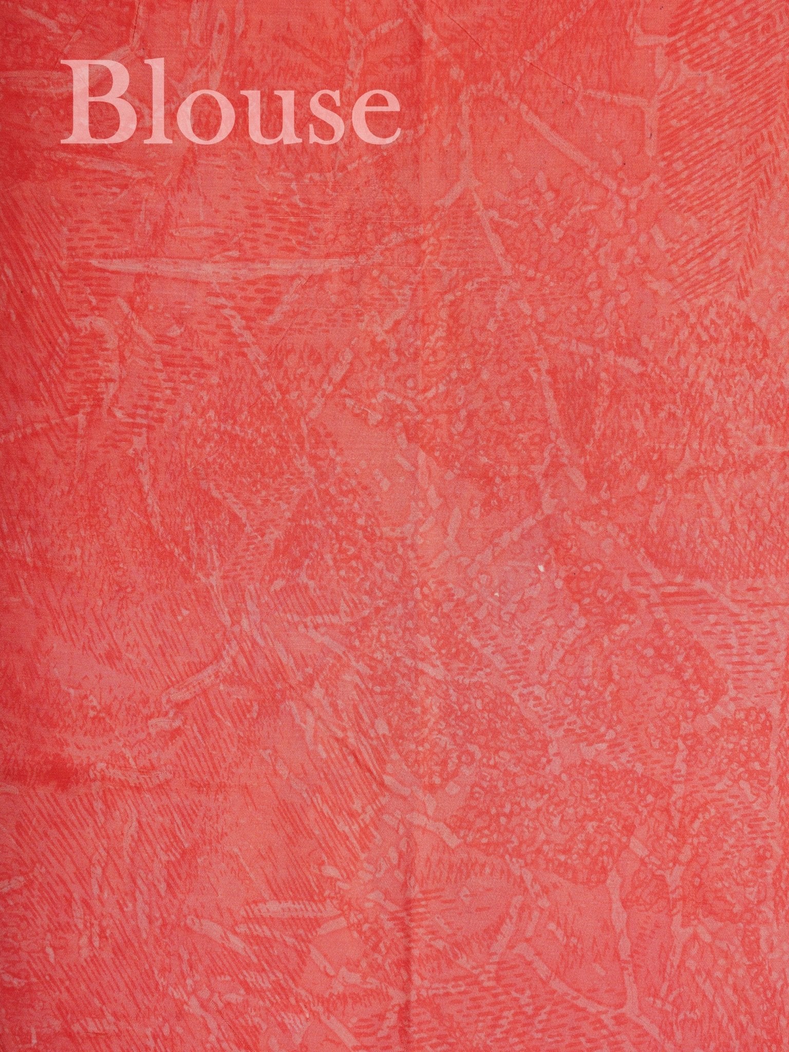 Satin Red Semi Mushru Manoranjitham Weaves - Handloom Store