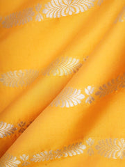Katan Yellow Katan Semi Silk Manoranjitham Weaves - Handloom Store