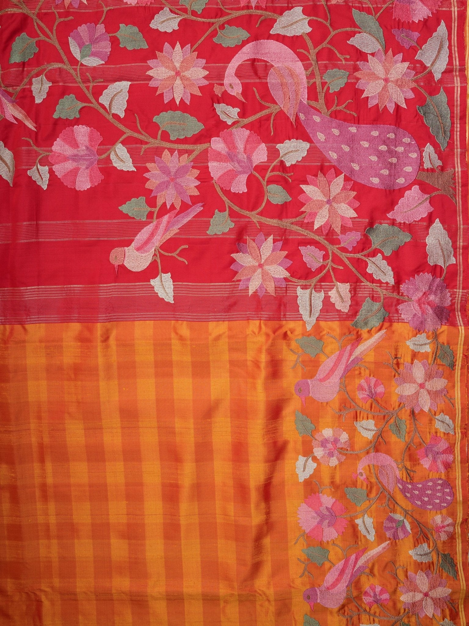 Kanchipuram Silk  100% Pure Silk  Manoranjitham Weaves - Handloom Store