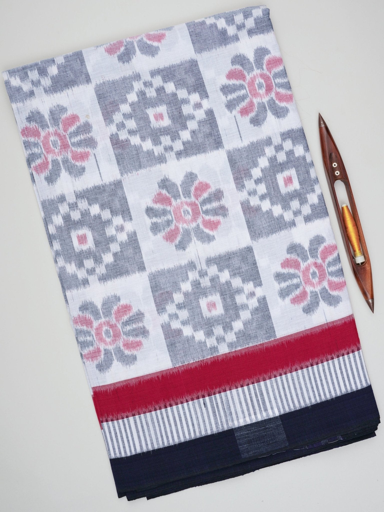Handspun Cotton White 100% Pure Cotton Manoranjitham Weaves - Handloom Store