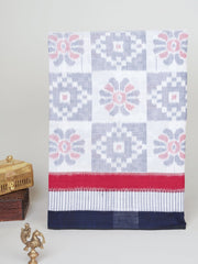 Handspun Cotton White 100% Pure Cotton Manoranjitham Weaves - Handloom Store