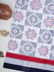 Handspun Cotton White 100% Pure Cotton Manoranjitham Weaves - Handloom Store