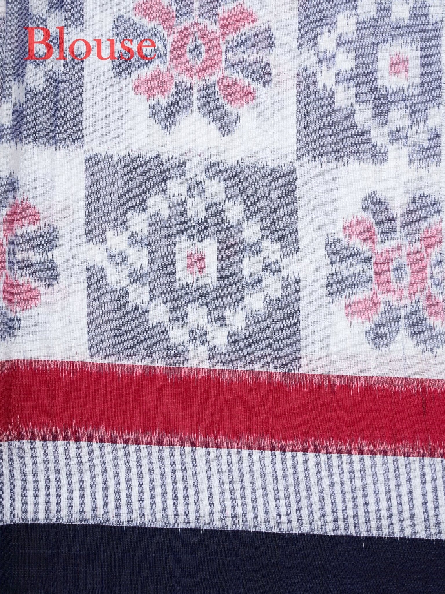 Handspun Cotton White 100% Pure Cotton Manoranjitham Weaves - Handloom Store