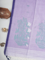 Cotton Purple 100% Pure Cotton Manoranjitham Weaves - Handloom Store