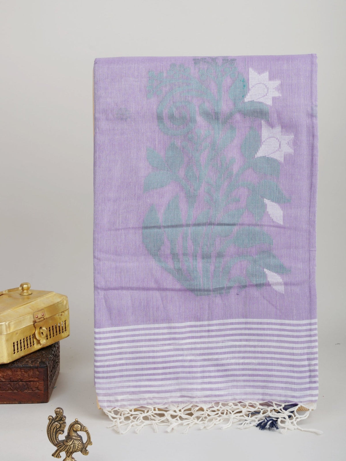 Cotton Purple 100% Pure Cotton Manoranjitham Weaves - Handloom Store