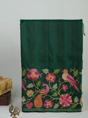 Kanchipuram Silk  100% Pure Silk  Manoranjitham Weaves - Handloom Store
