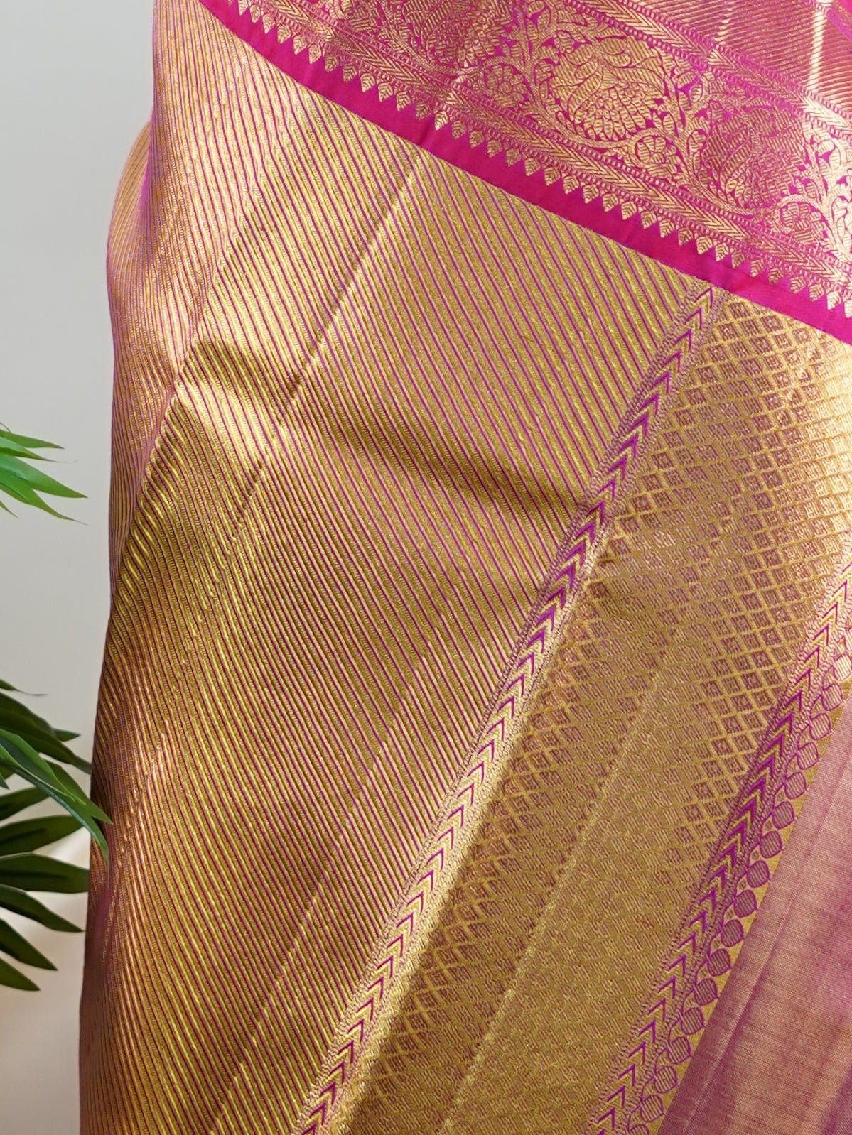 Kanchipuram Silk Lilac 100% Pure Silk  - Manoranjitham Weaves - Handloom Store