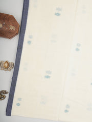Cotton White 100% Pure Cotton Manoranjitham Weaves - Handloom Store
